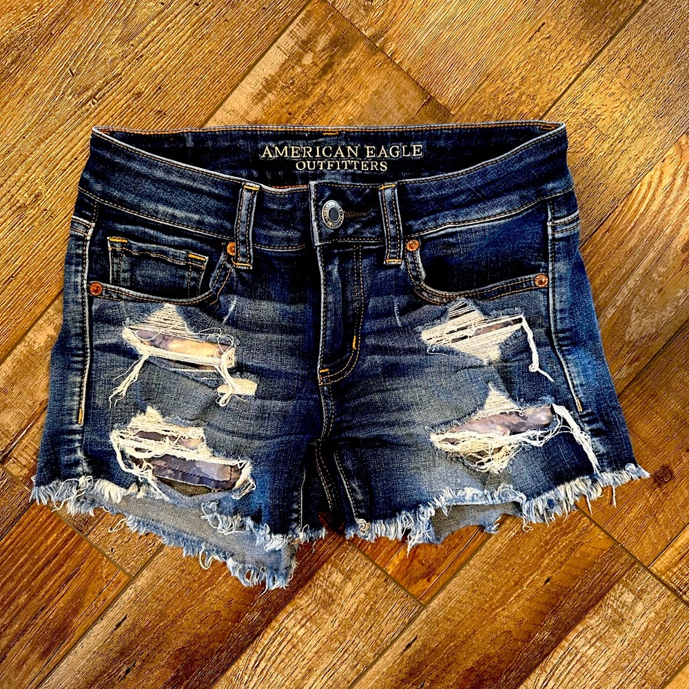 American Eagle super stretch midi short